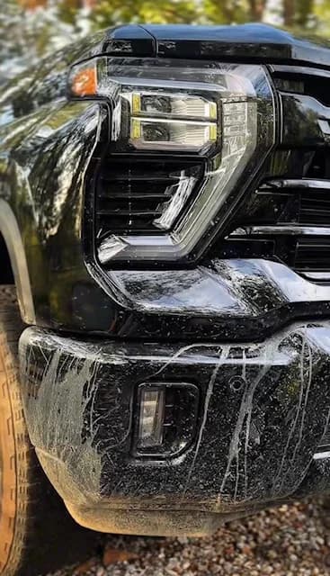 Toyota Tundra exterior before hand-wash and decontamination — CastroShines Greenville SC