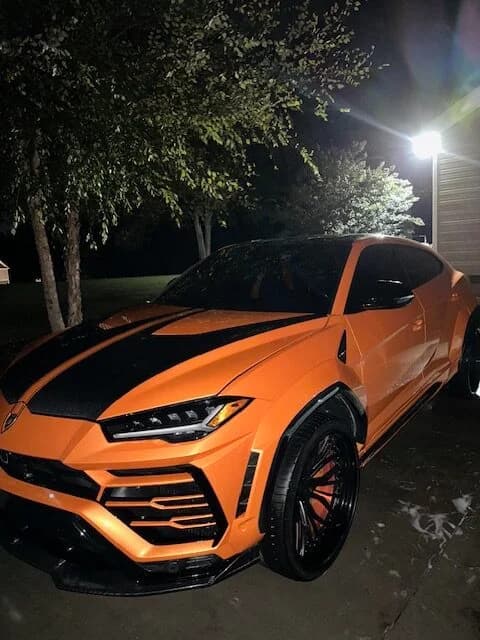 Lamborghini after mobile detail in Greenville SC — paint enhancement and ceramic sealant — CastroShines